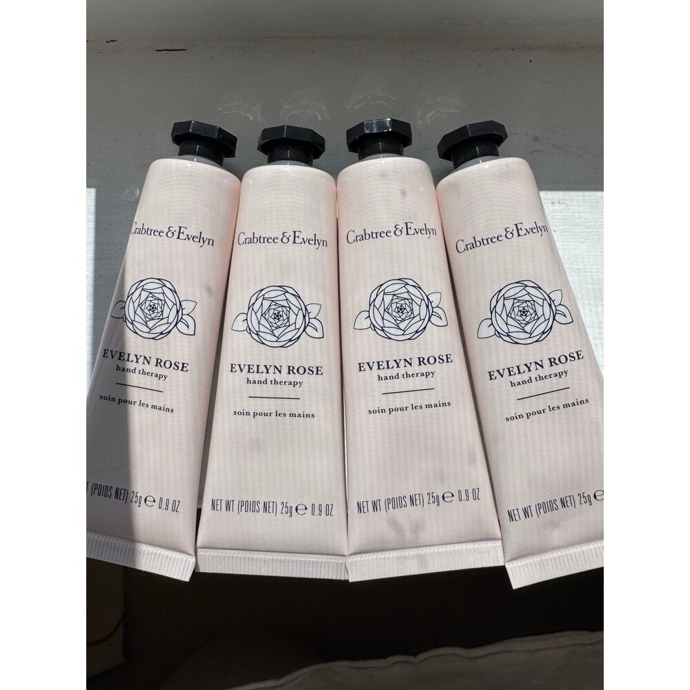 Crabtree Evelyn EVELYN ROSE hand therapy set of 4 25ml/ 0.9 oz each